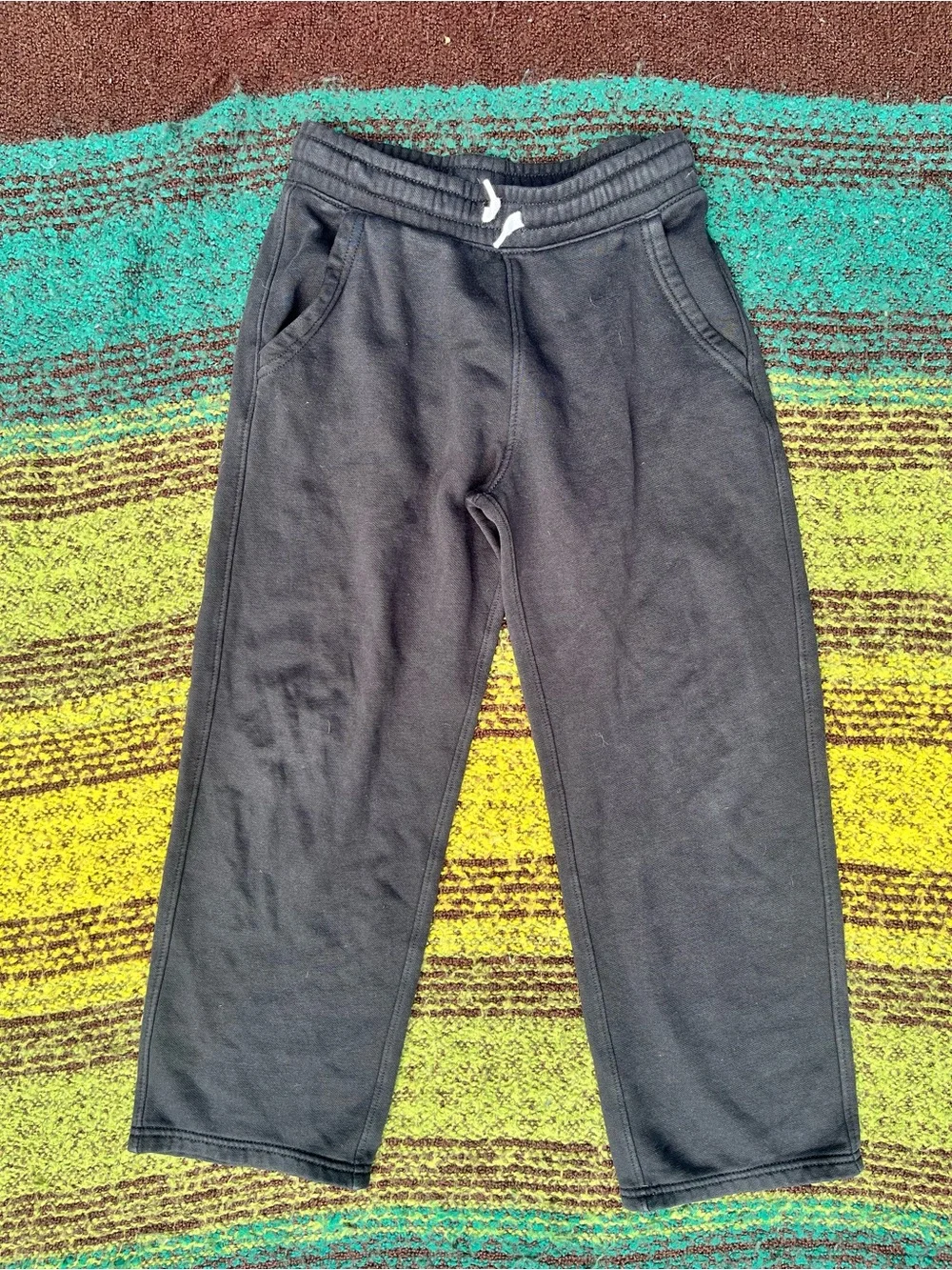 Old Navy Black Boys Sweatpants with Drawstring Waist
